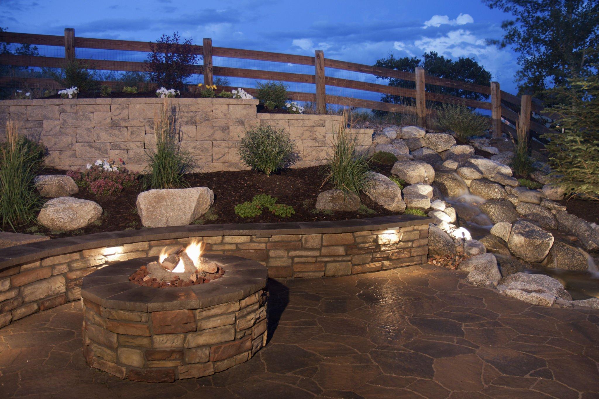 Fire pit in North Austin