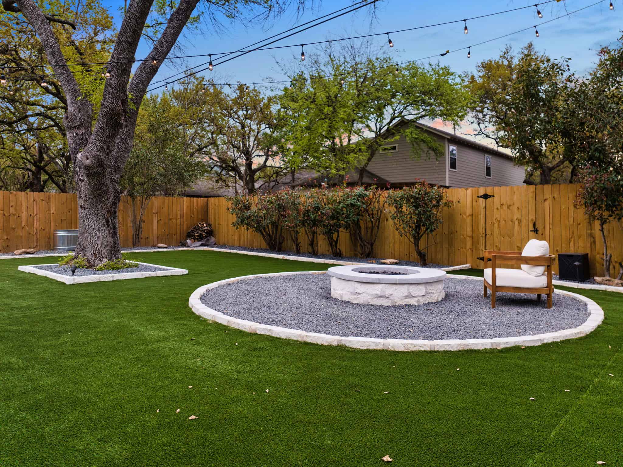Hardscaping project focal point