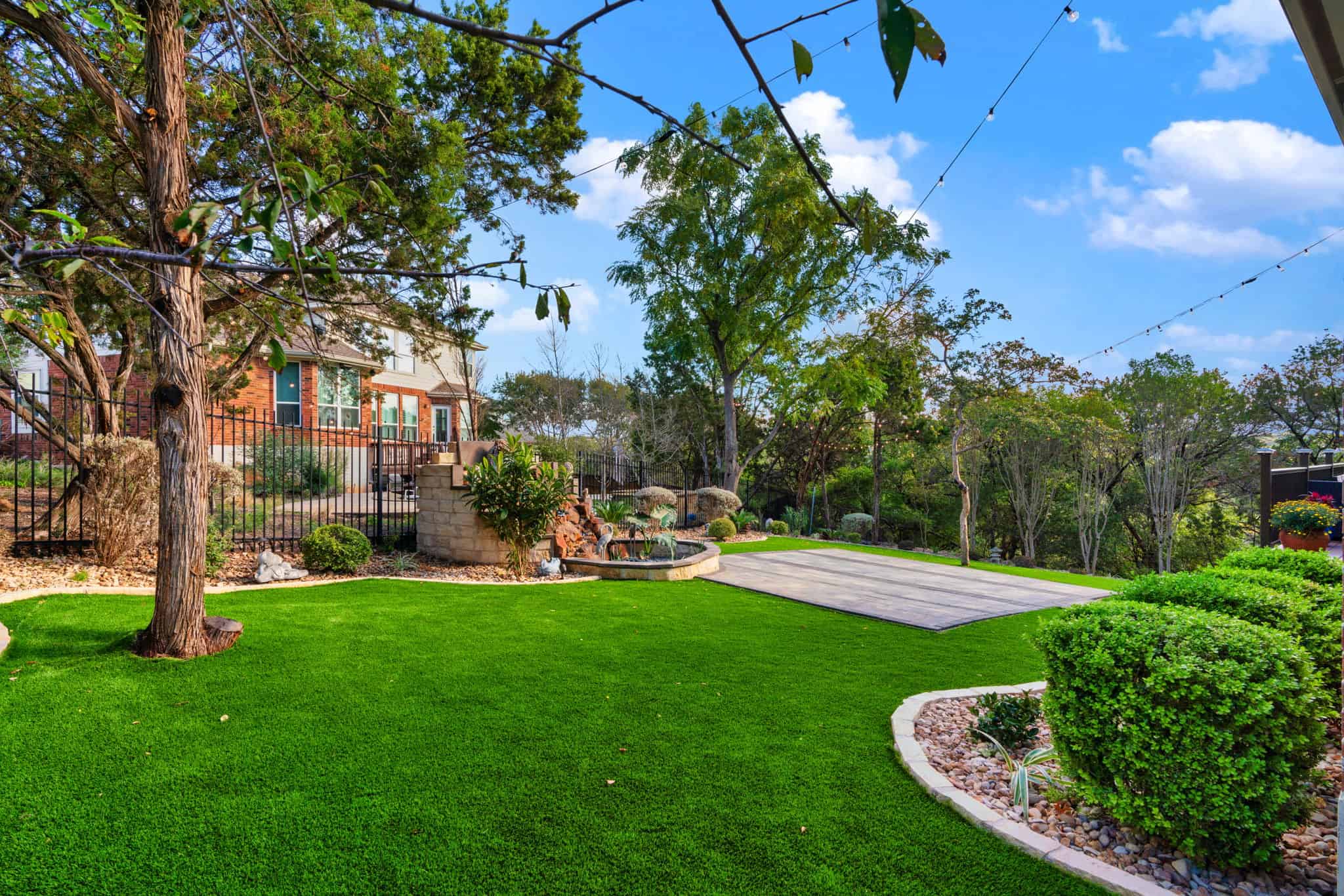 Open pet-friendly yard